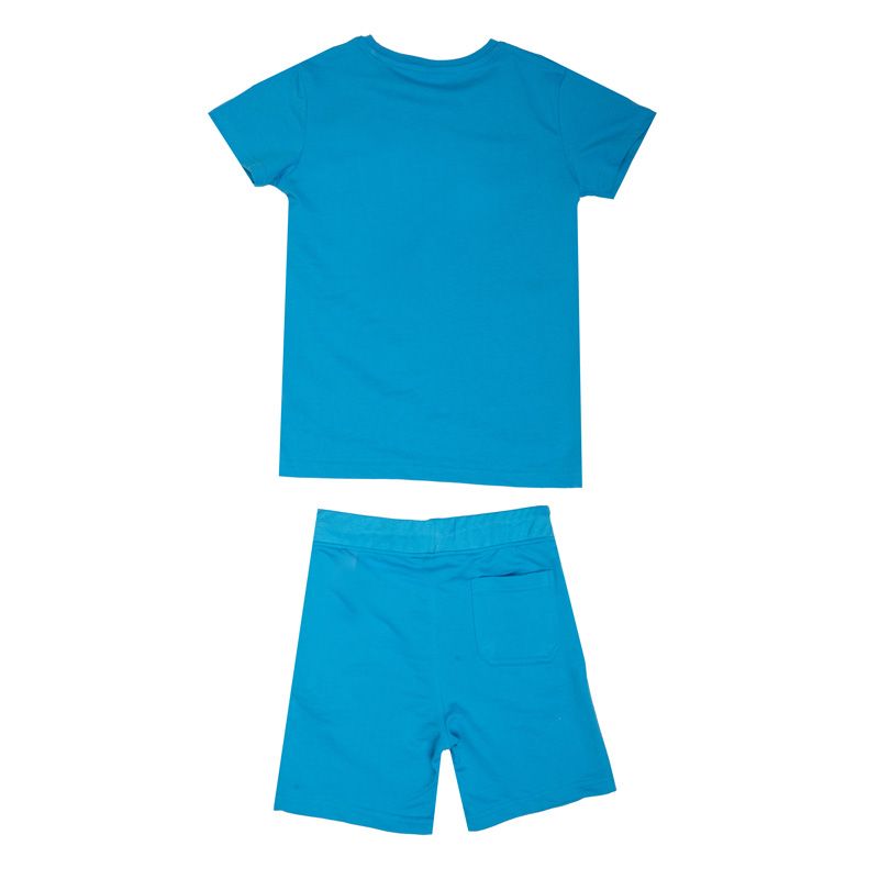 Ensemble enfant tee shirt/short blanc om Enfant OM