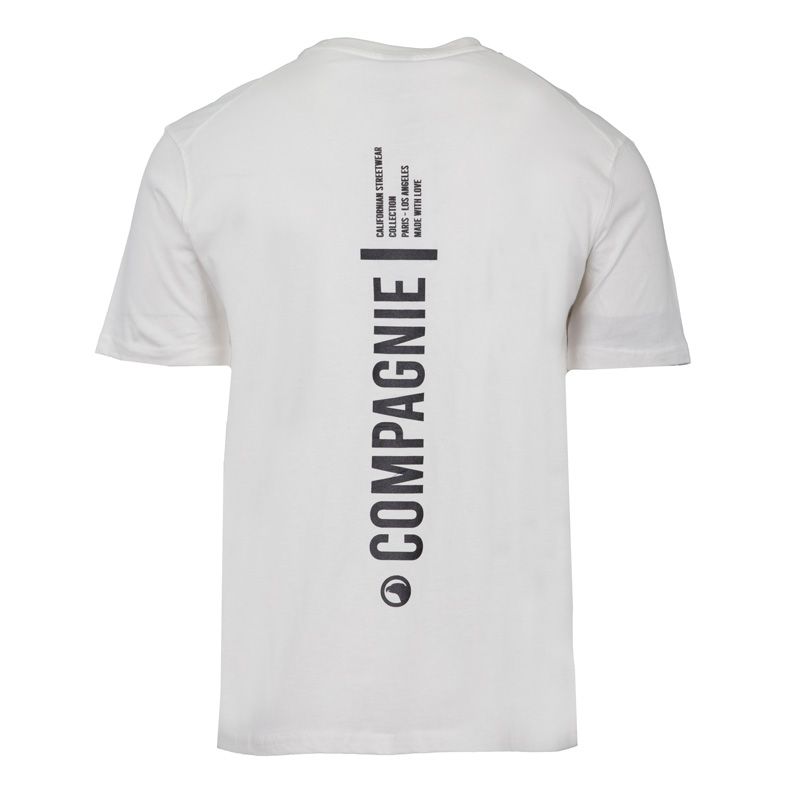 Tee shirt mc light kaki ts mcwlove Homme COMPAGNIE DE CALIFORNIE