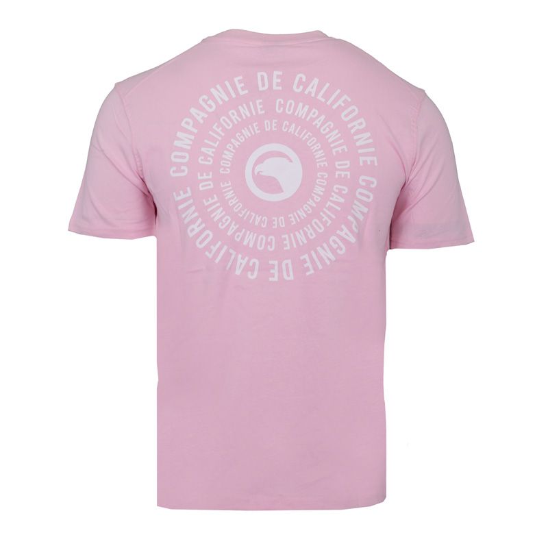Tee shirt mc pink ts relief Homme COMPAGNIE DE CALIFORNIE