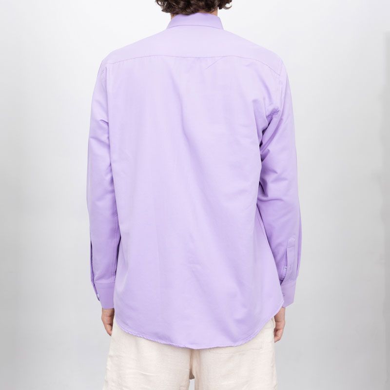 Chemise unie coton bordeaux poly bill00 Homme BILL TORNADE