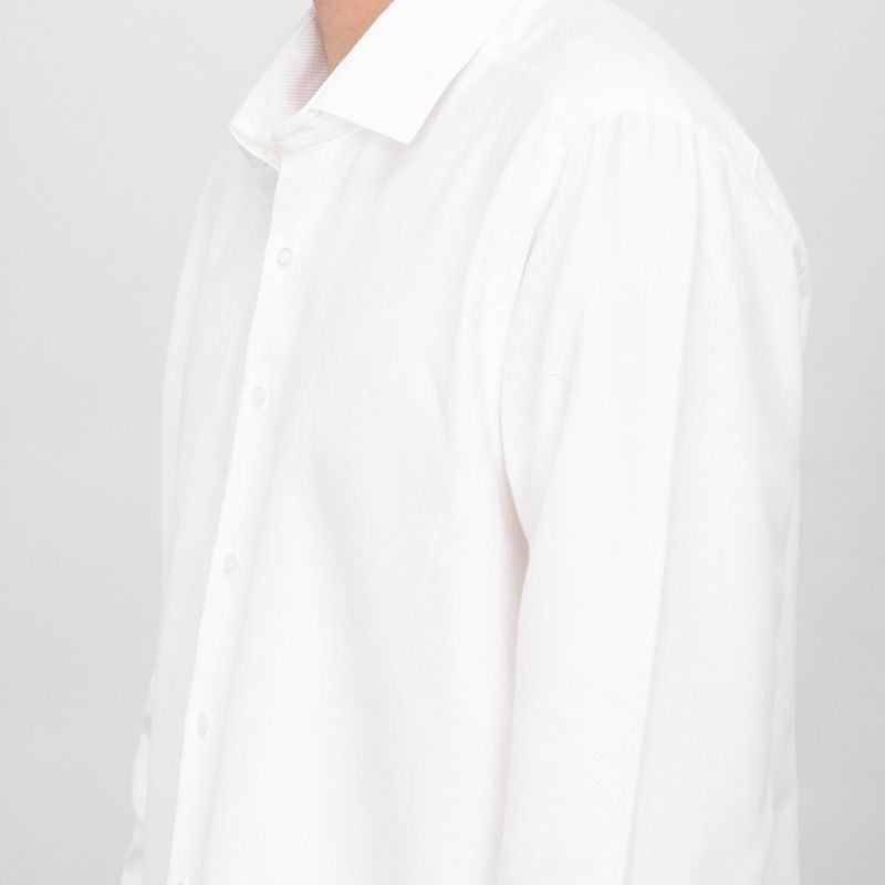 Chemise blanc farine c33 coton poly fanatisie bill00 Homme BILL TORNADE