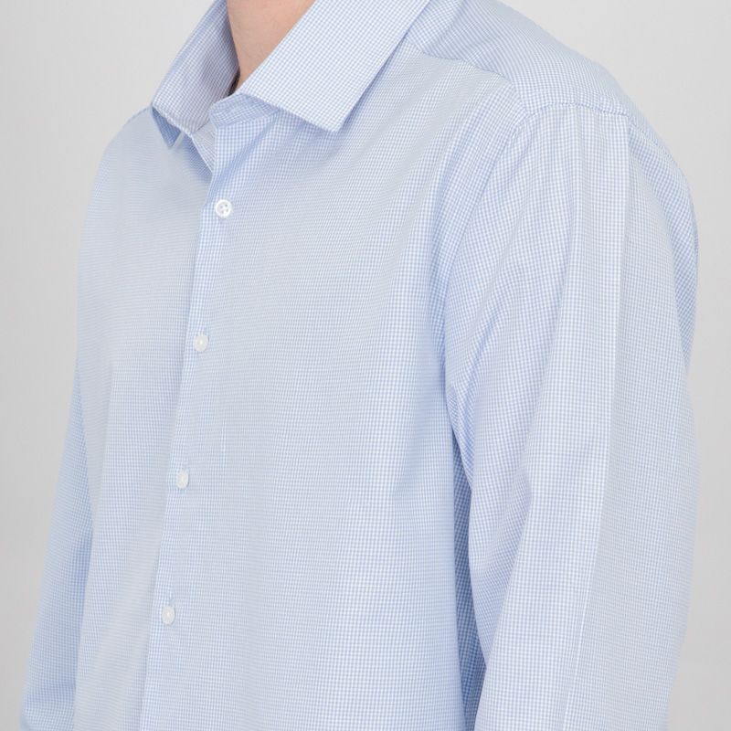 Chemise bleu vichie c45 coton poly fanatisie bill00 Homme BILL TORNADE
