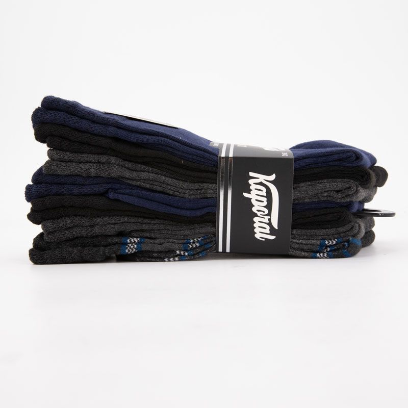 Lot de 7 paires de chaussettes tissees jeriel Homme KAPORAL