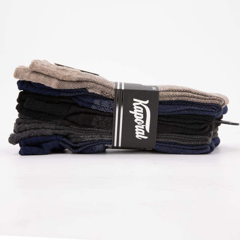 Lot de 7 paires de chaussettes tissees jeriel Homme KAPORAL