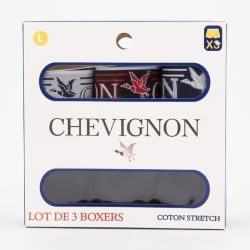 Lot de 3 boxers ayden Homme CHEVIGNON