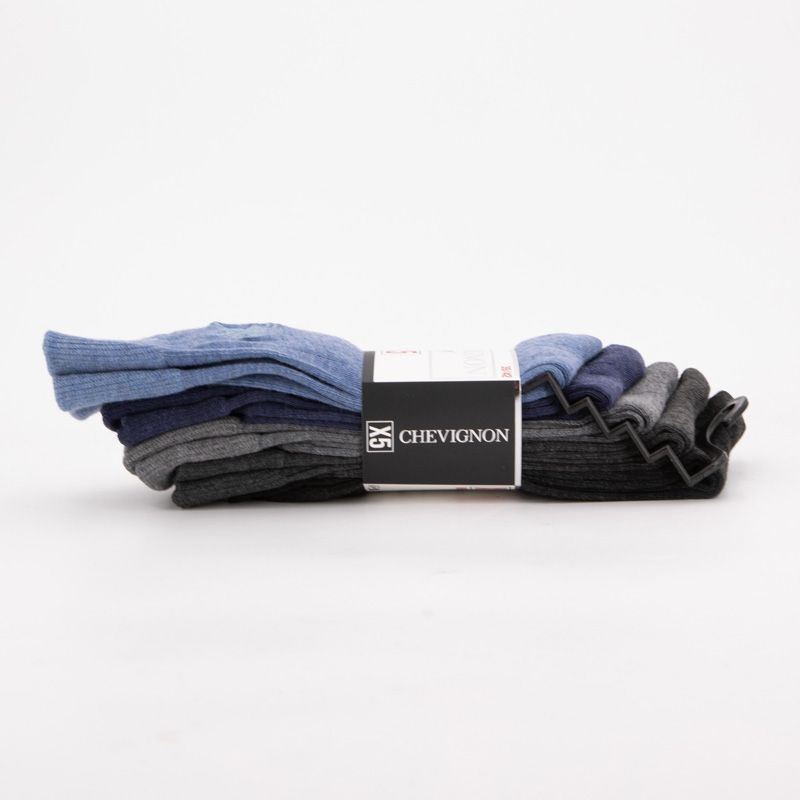 Lot de 5 paires de chaussettes chemsy Homme CHEVIGNON Lot de 5 paires de chaussettes chemsy Homme CHEVIGNON