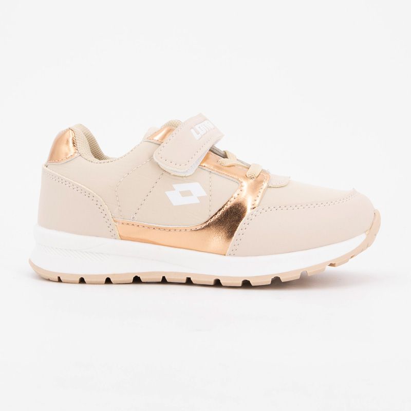 Basket beige/gold verone t23/35 Enfant LOTTO