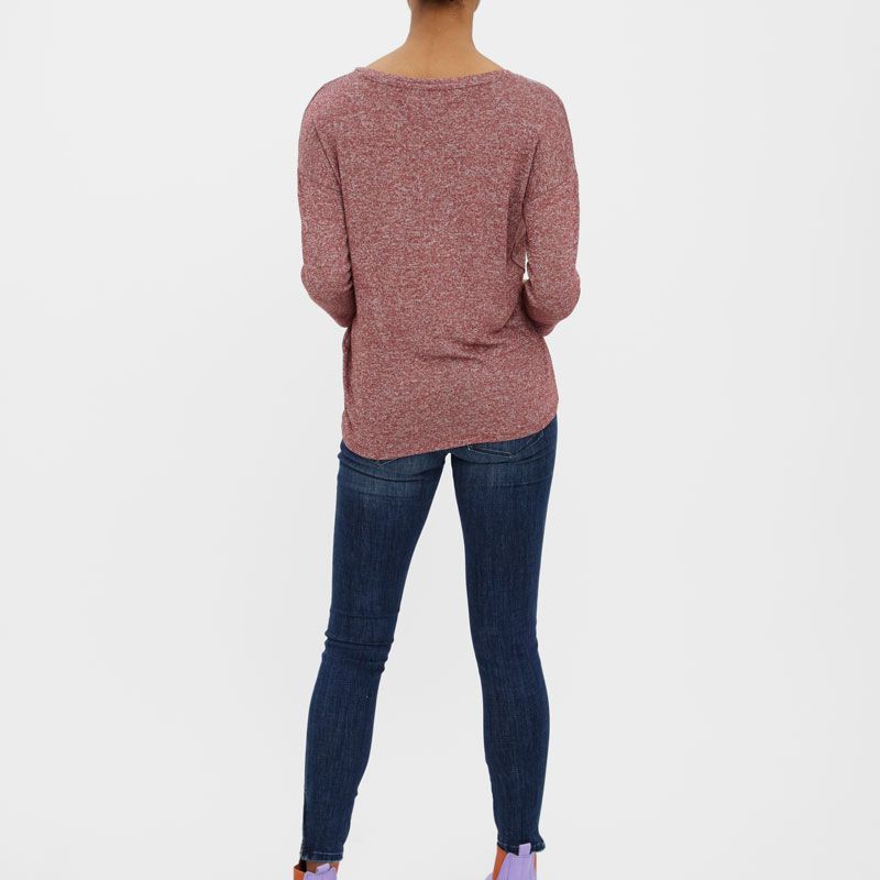 Pull 3/4 vmbrianna eucalyptus 10248738 4358 Femme VERO MODA