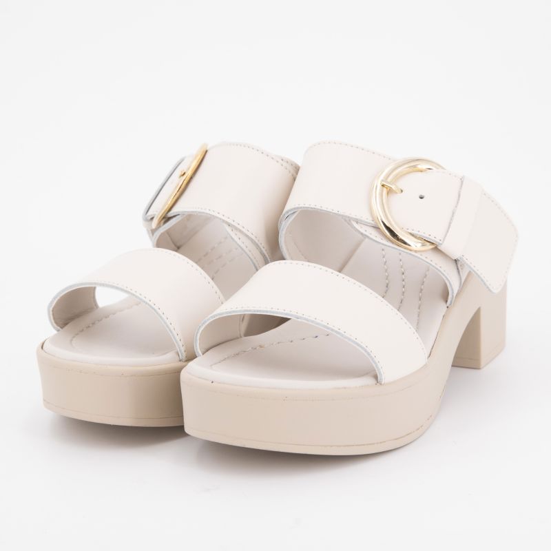 Sandale a talon blanche en cuir tessa t35/42 Femme SCHOLL Sandale a talon blanche en cuir tessa t35/42 Femme SCHOLL