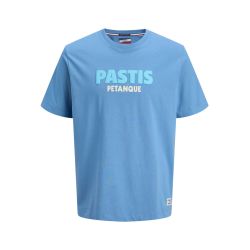 Tee shirt joramalfi blue jasper 12283941 4358 Homme JACK & JONES