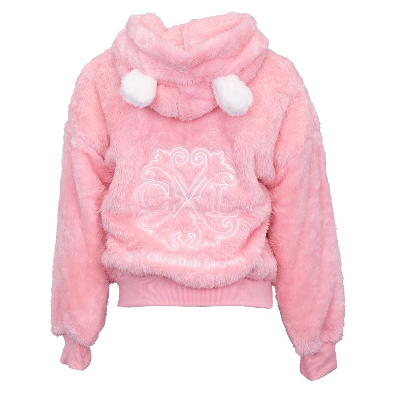 Veste polaire fille gris rose blanc hiverz105 4/14 ans Fille CXL BY CHRISTIAN LACROIX