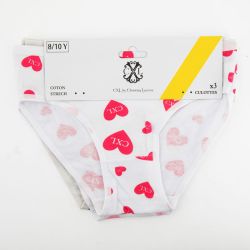 Lot de culotte x 3 sf09 4/14 ans Fille CXL BY CHRISTIAN LACROIX