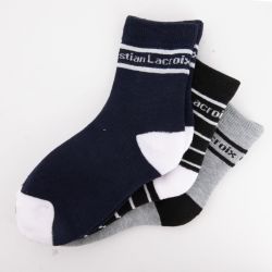 Lot de 3 paires de chaussettes ch01 boy t 15/35 Enfant CXL BY CHRISTIAN LACROIX