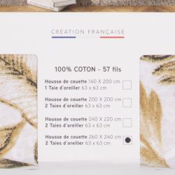 Parure de lit clarisse 220x240 Mixte PASSION D ELLY