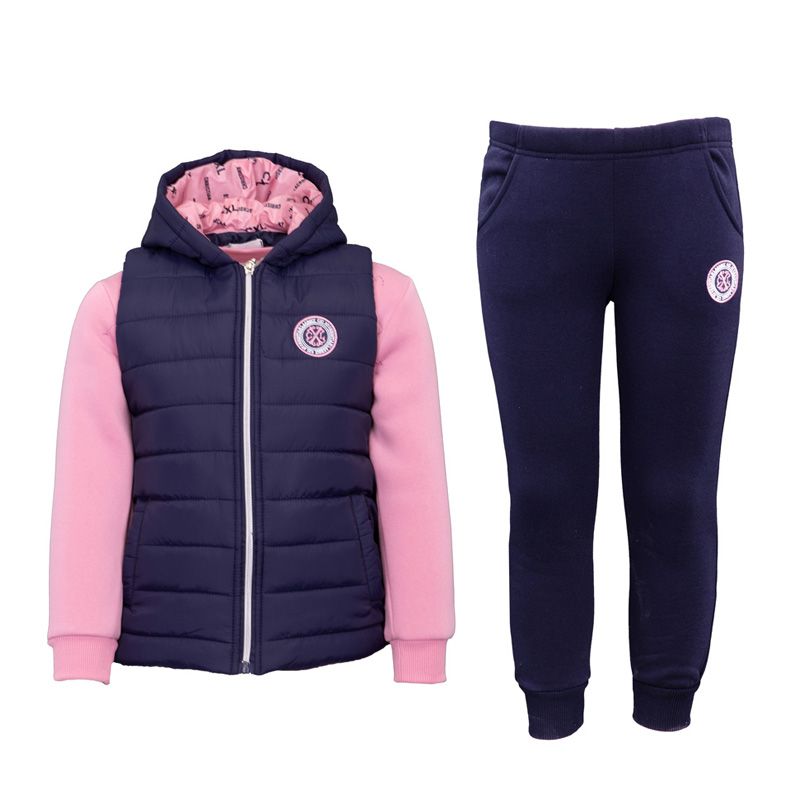 Ensemble 3 pcs fille marine rose hiverz312 1/5 ans Fille CXL BY CHRISTIAN LACROIX