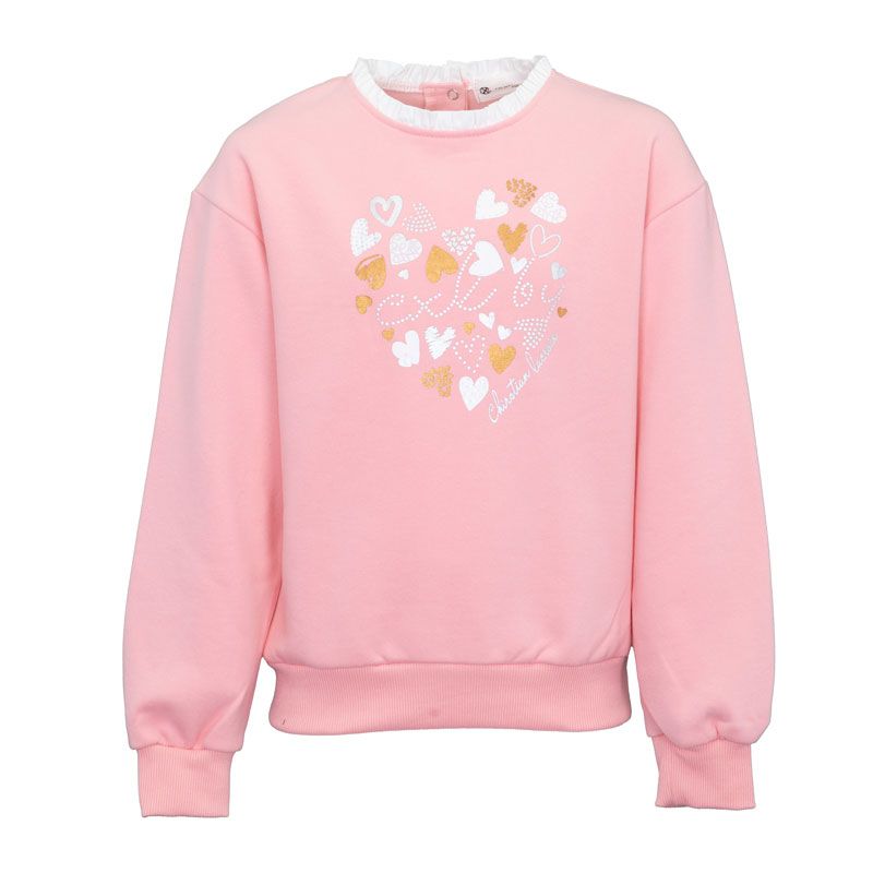 Sweat fille marine rose gris permcl151 4/14 ans Enfant CXL BY CHRISTIAN LACROIX