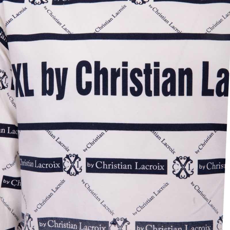 Tee shirt ml garcon marine et blanc permz184 4/14 ans Enfant CXL BY CHRISTIAN LACROIX