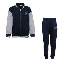 Ensemble jogging garcongris et bleu marine hiver e66 4/14 ans Garçon CXL BY CHRISTIAN LACROIX