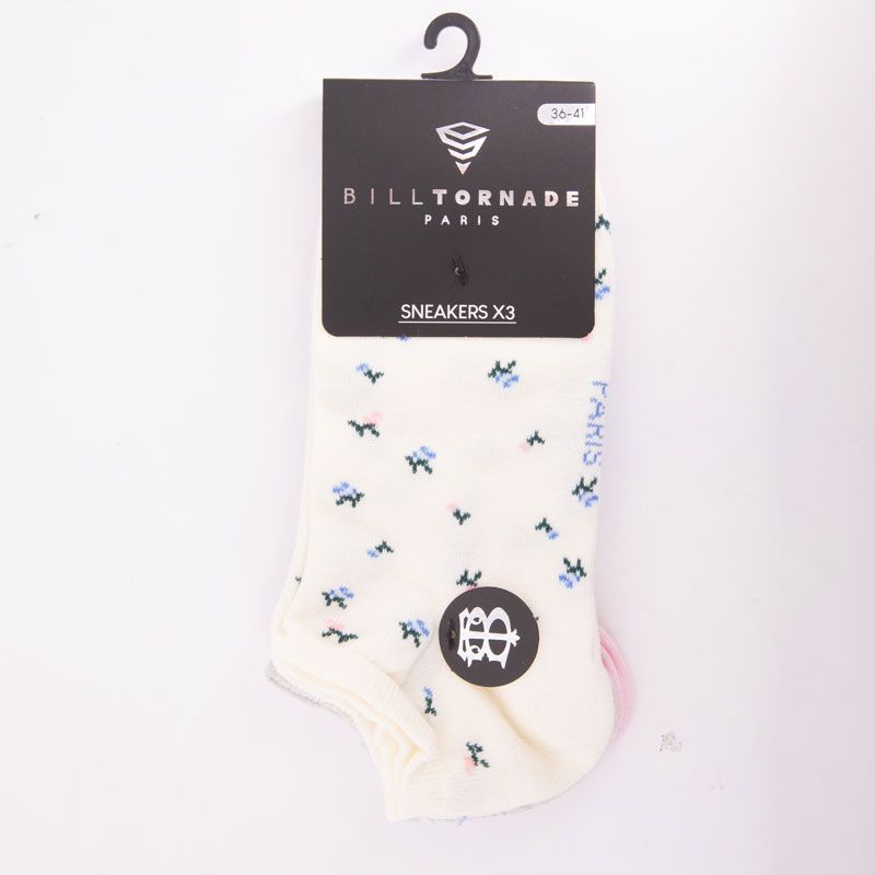 Chaussettes x3 bill tornade 36/42 fantaisie 11088 Femme BILL TORNADE