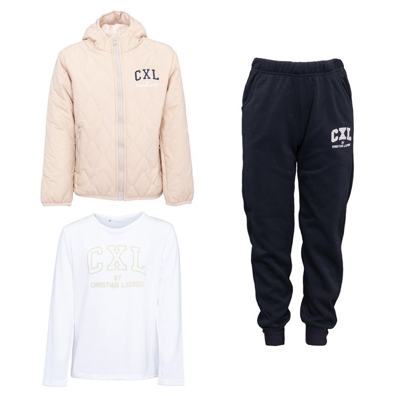 Ensemble 3 pcs garcongris, marine hiverbl013 4/14 ans Garçon CXL BY CHRISTIAN LACROIX