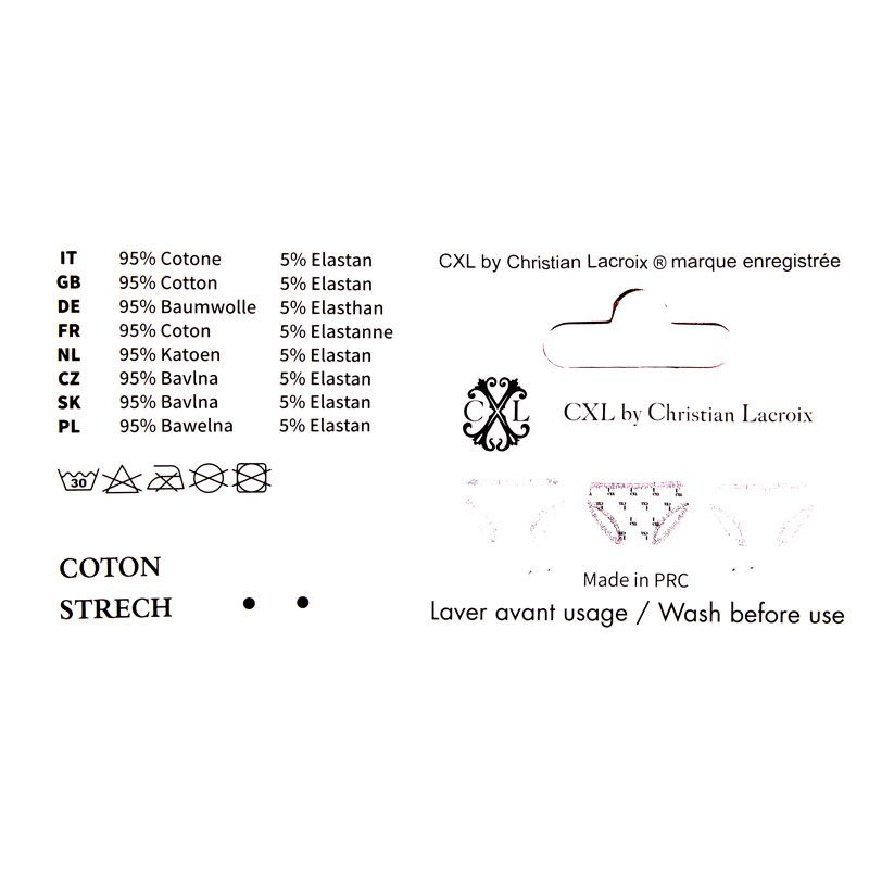 Lot de culotte x 3 sf01+sf03 4/14 ans Enfant CXL BY CHRISTIAN LACROIX