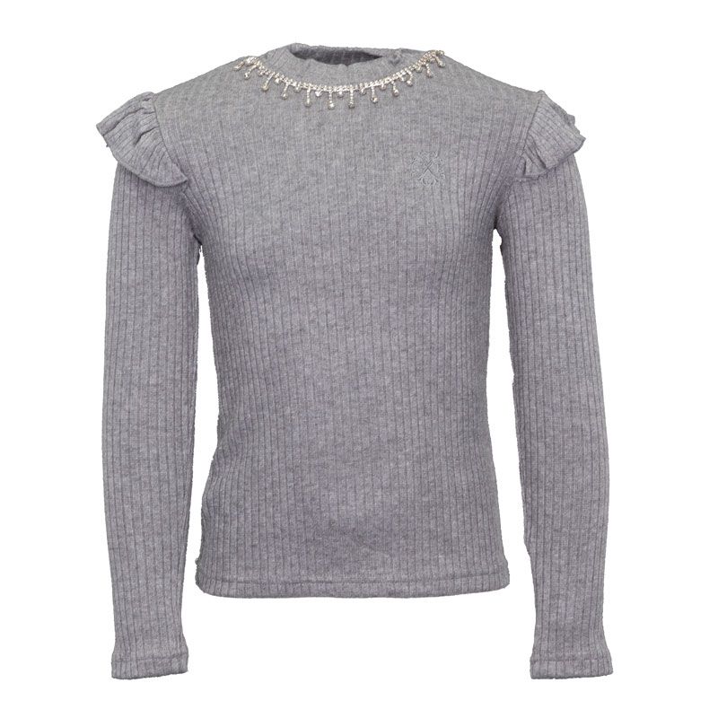 Ensemble maille gris rose permcl176 4/14 ans Enfant CXL BY CHRISTIAN LACROIX