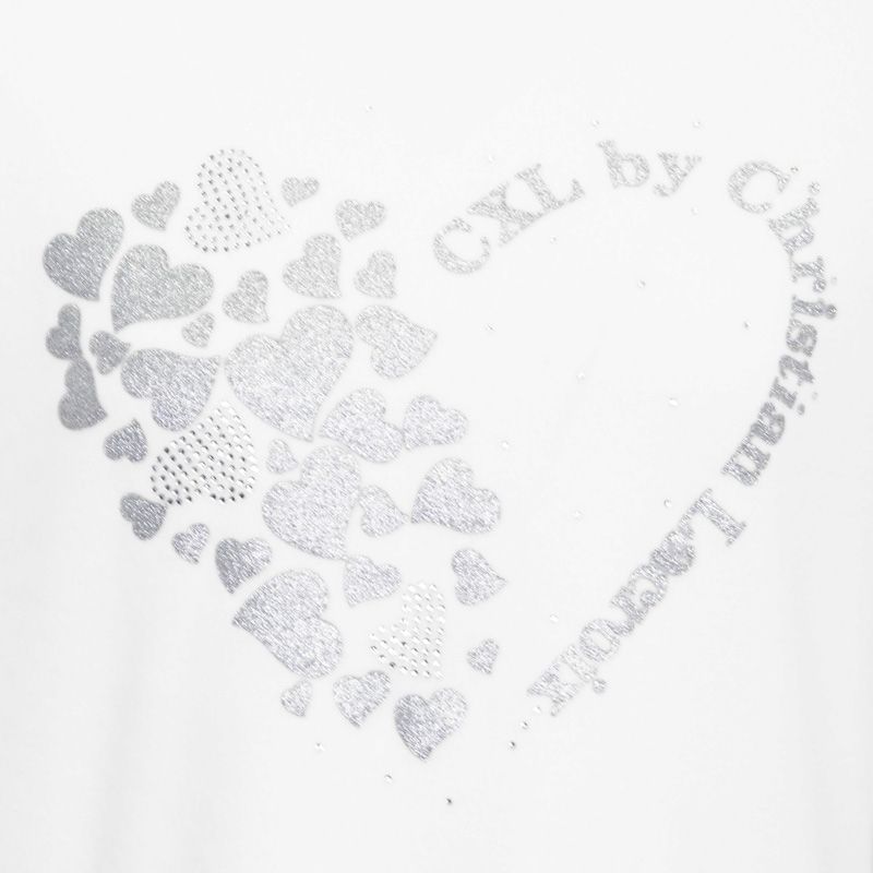 Tee shirt ml fille rose blanccl52 4/14 ans Enfant CXL BY CHRISTIAN LACROIX