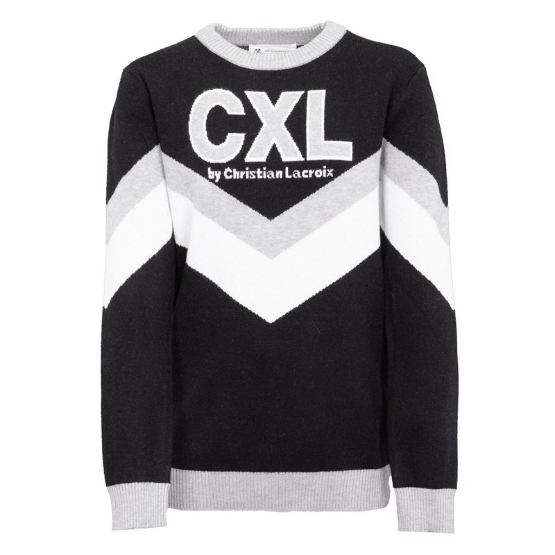 Pull garcon marine, gris, noir hivercxl13 4/14 ans Garçon CXL BY CHRISTIAN LACROIX