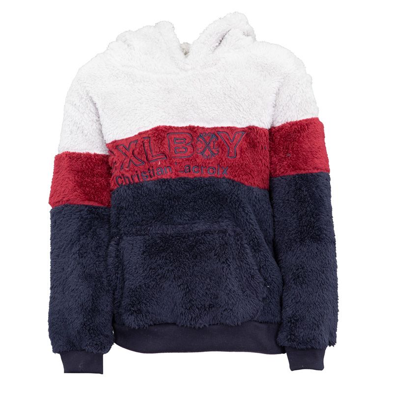 Sweat polaire garcon gris marine hiver cl100 4/14 ans Garçon CXL BY CHRISTIAN LACROIX