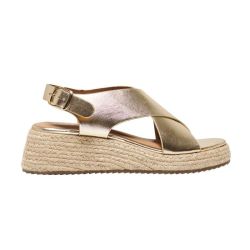 Sandales compensées espadrille Minerva brillante avec boucle Femme ONLY