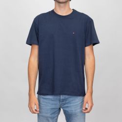 T-shirt logo brodé coton col ras de cou Homme TOMMY HILFIGER