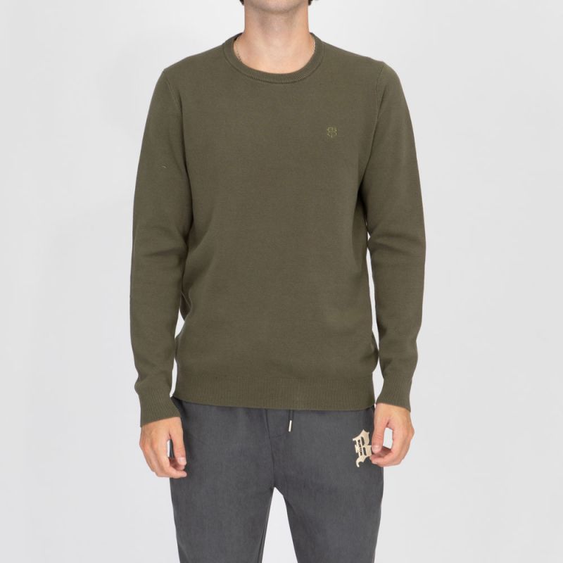 Pull col rond hummus bill tornade milano 10289 Homme BILL TORNADE
