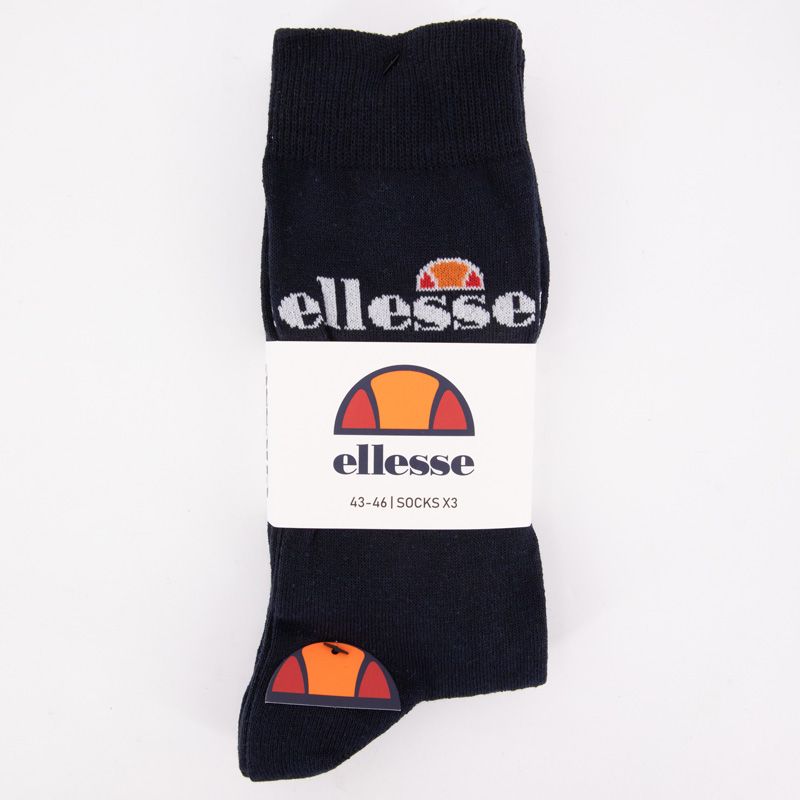 Lot de 3 chaussettes ville 1 couleur homme ellesse 25756 Homme ELLESSE