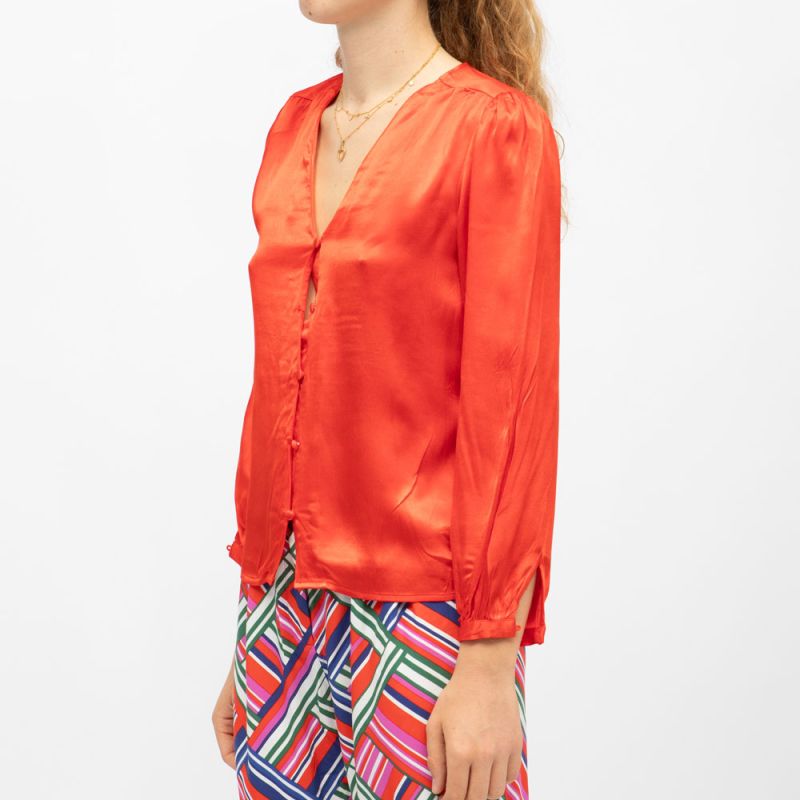 BLOUSE 50-ROUGE BIANCA-B102421V2A BLOUSE 50-ROUGE BIANCA-B102421V2A