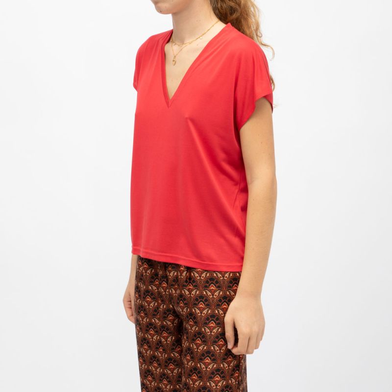 TEE SHIRT 50-ROUGE MARCELINA-T102421K1D