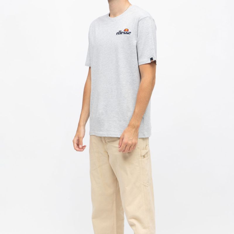 Tee shirt noir col rond regular logo brodé Homme ELLESSE Tee shirt noir col rond regular logo brodé Homme ELLESSE