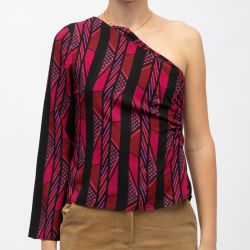 Top one shoulder 55-cravate tifany-b402423v0a Femme LA PETITE ETOILE