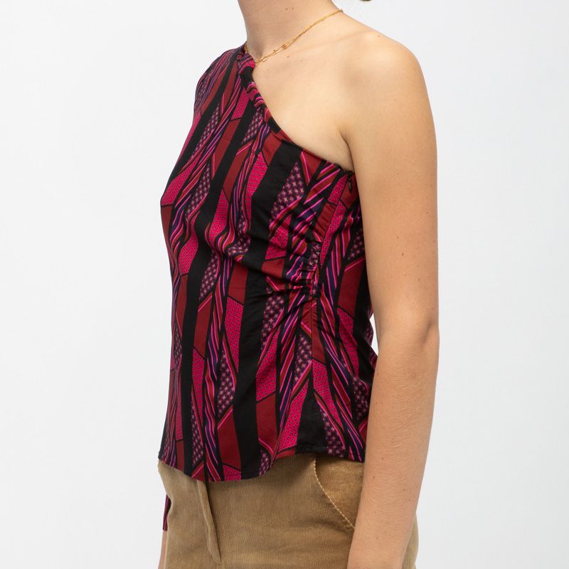 Top one shoulder 55-cravate tifany-b402423v0a Femme LA PETITE ETOILE