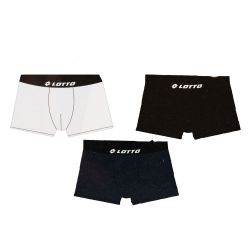 Lot de 3 boxers white/navy/black Homme LOTTO