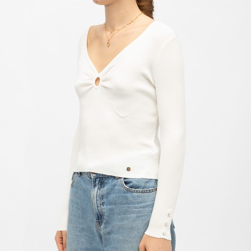 Pull 00-noir moza-m112423v8a Femme LA PETITE ETOILE