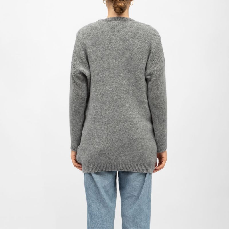 Robe maille 02-anthracite maelle-r112422m2a Femme LA PETITE ETOILE