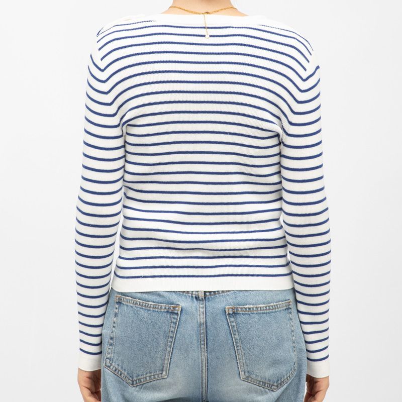 Pull 20-ecru/bleu molly-m112421c0a Femme LA PETITE ETOILE