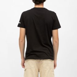 Tee shirt blanc col v basic Homme SCHOTT