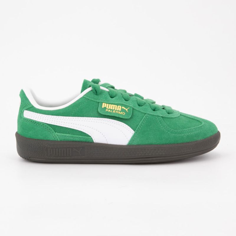 Basket green white palermo jr 39727130 t36/39 Enfant PUMA