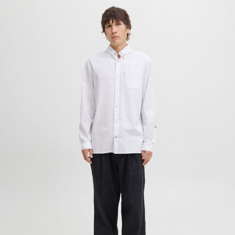 CHEMISE CASHMER BLUE JJOXFORD 12279280 4357