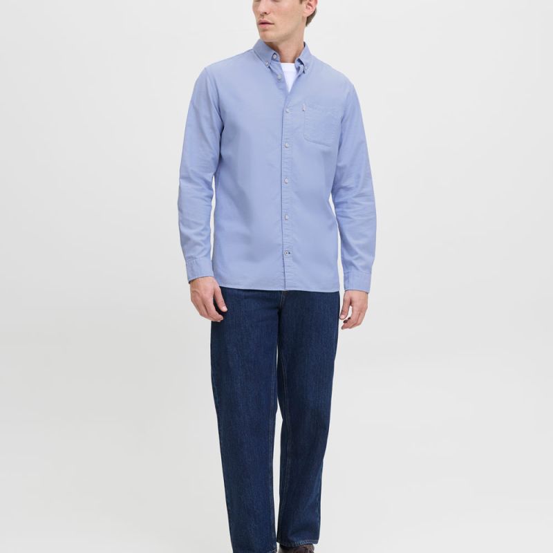 CHEMISE CASHMER BLUE JJOXFORD 12279280 4357