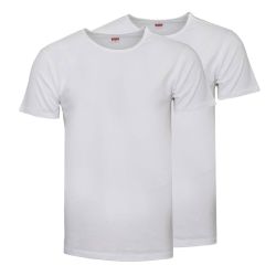 Lot de 2 tee shirts unis basiques col rond manches courtes Homme LEVI'S Lot de 2 tee shirts unis basiques col rond manches courtes Homme LEVI'S
