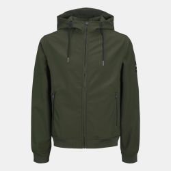Veste mi saison mate zippée à capuche Homme JACK & JONES