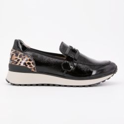 MOCASSIN BLACK NAPLAK 92470043 T36/41 MOCASSIN BLACK NAPLAK 92470043 T36/41
