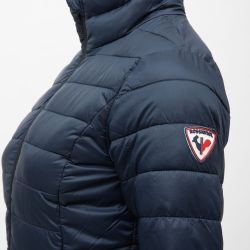 Doudoune fine ajustée matelassée poches zippées col cheminée Femme ROSSIGNOL